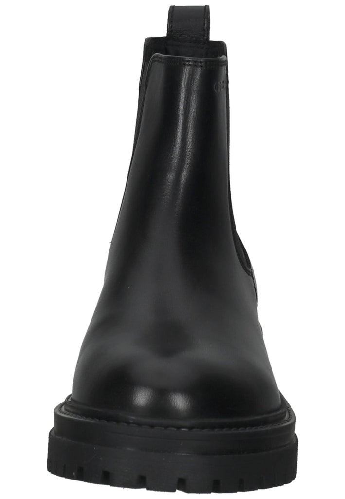 Geox Stiefelette Leder/Textil Schwarz Warmfutter