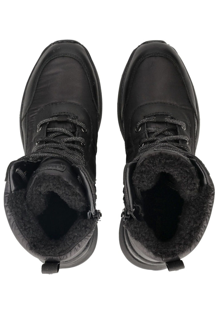 Geox Stiefelette Leder/Textil Schwarz Warmfutter