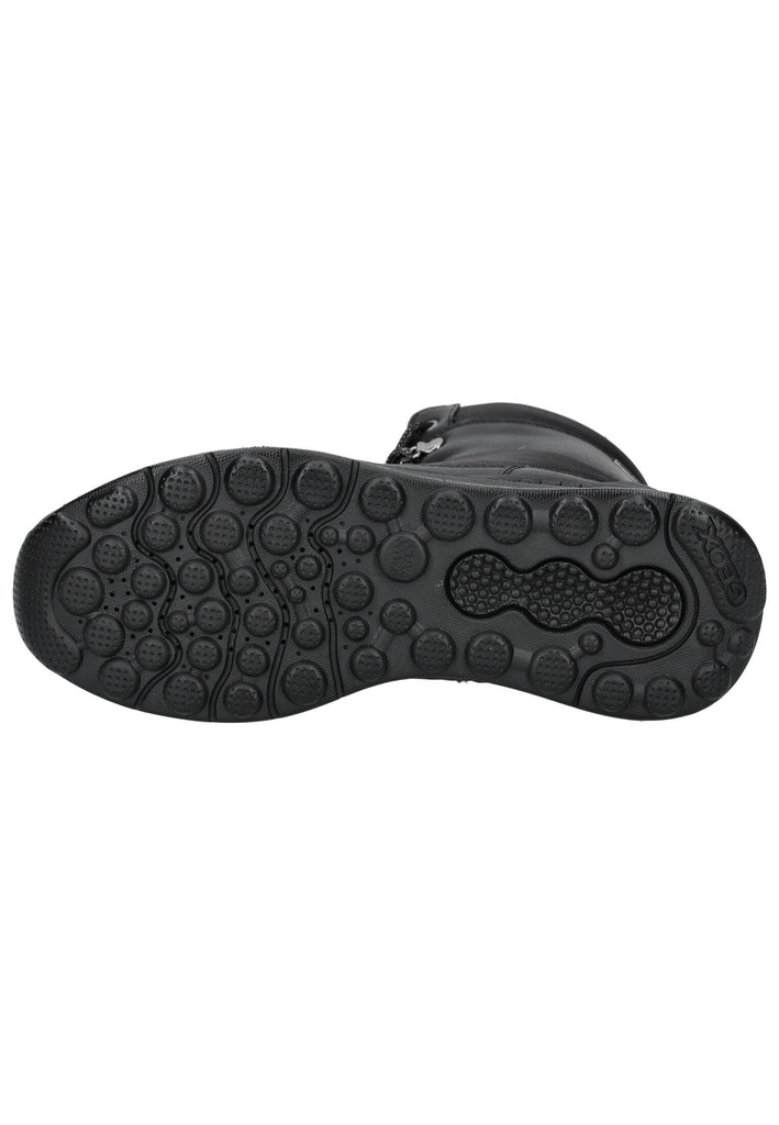 Geox Stiefelette Leder/Textil Schwarz Warmfutter