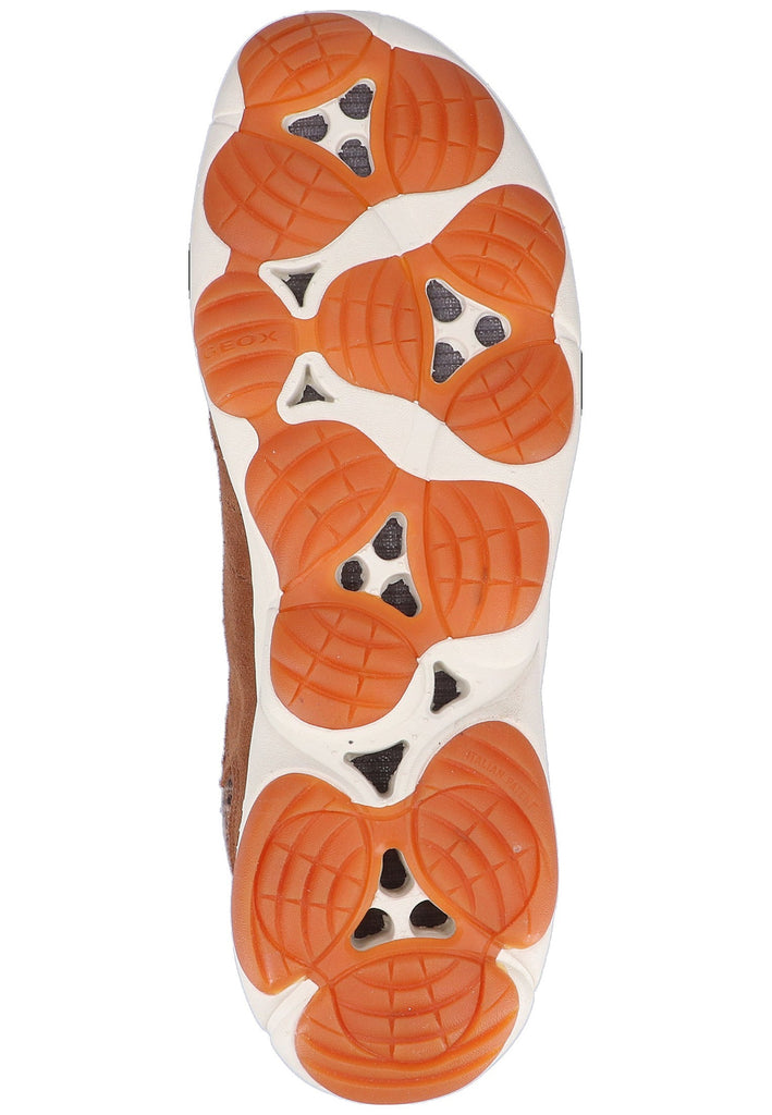 Geox Stiefelette Leder/Textil Tabak