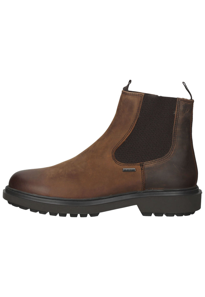 Geox Stiefelette Leder/Textil Taupe