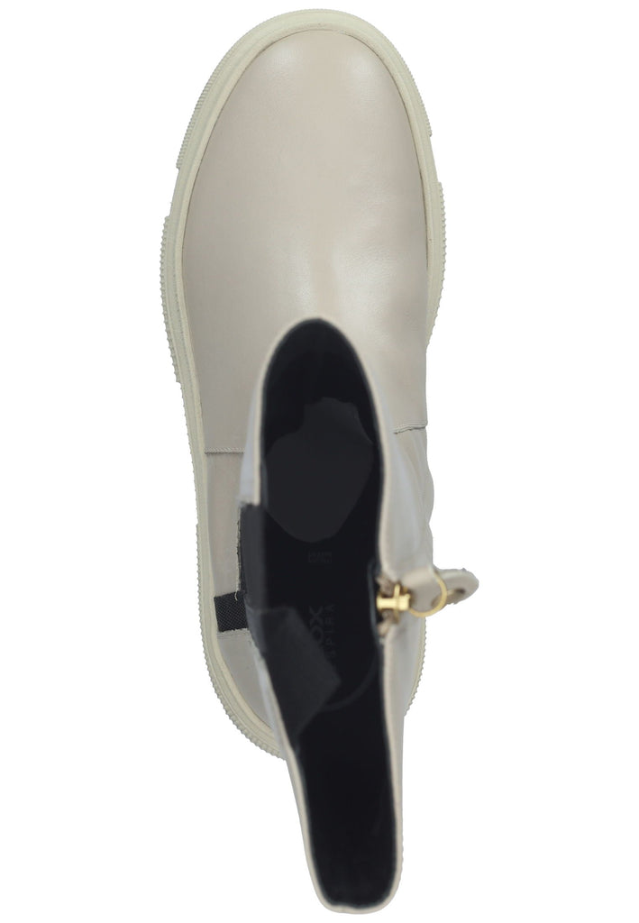 Geox Stiefelette Leder/Textil Taupe