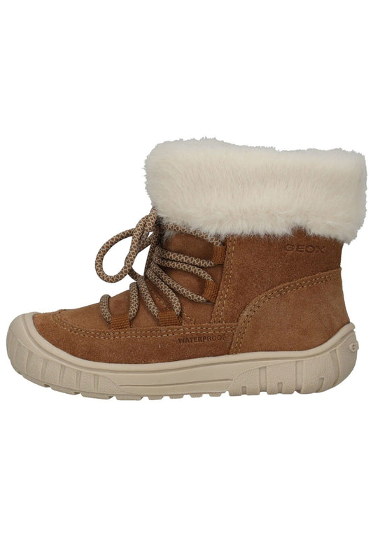 Geox Stiefelette Leder/Textil Whisky