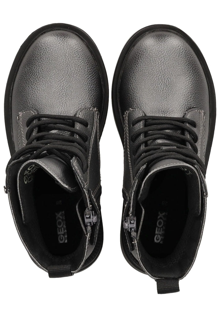 Geox Stiefelette Lederimitat Gunmetal