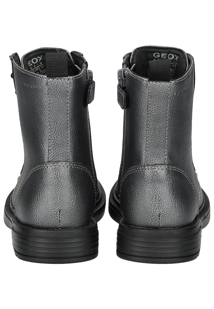 Geox Stiefelette Lederimitat Gunmetal