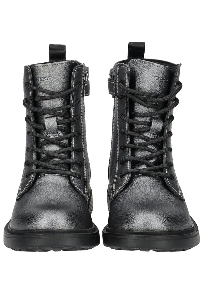 Geox Stiefelette Lederimitat Gunmetal