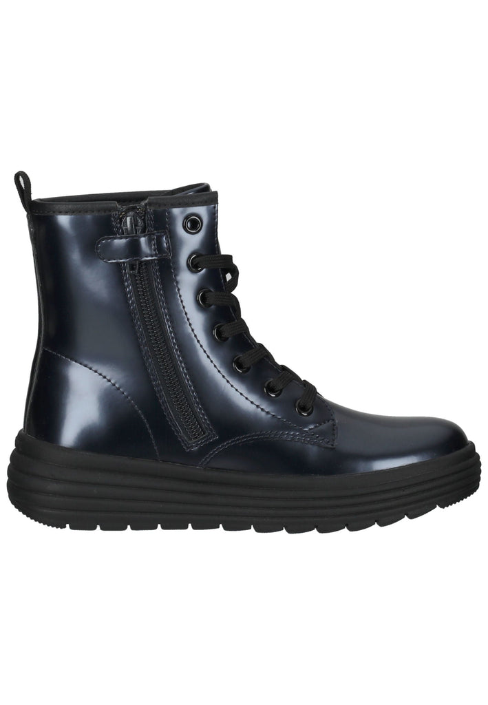 Geox Stiefelette Lederimitat Navy