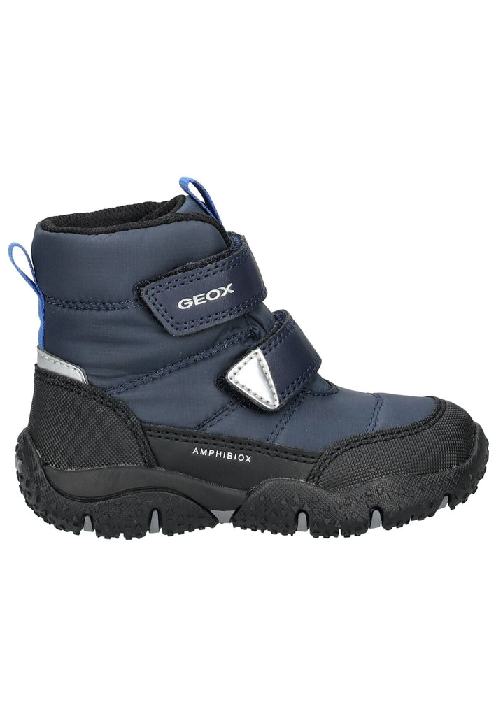 Geox Stiefelette Lederimitat/Nylon Navy Warmfutter