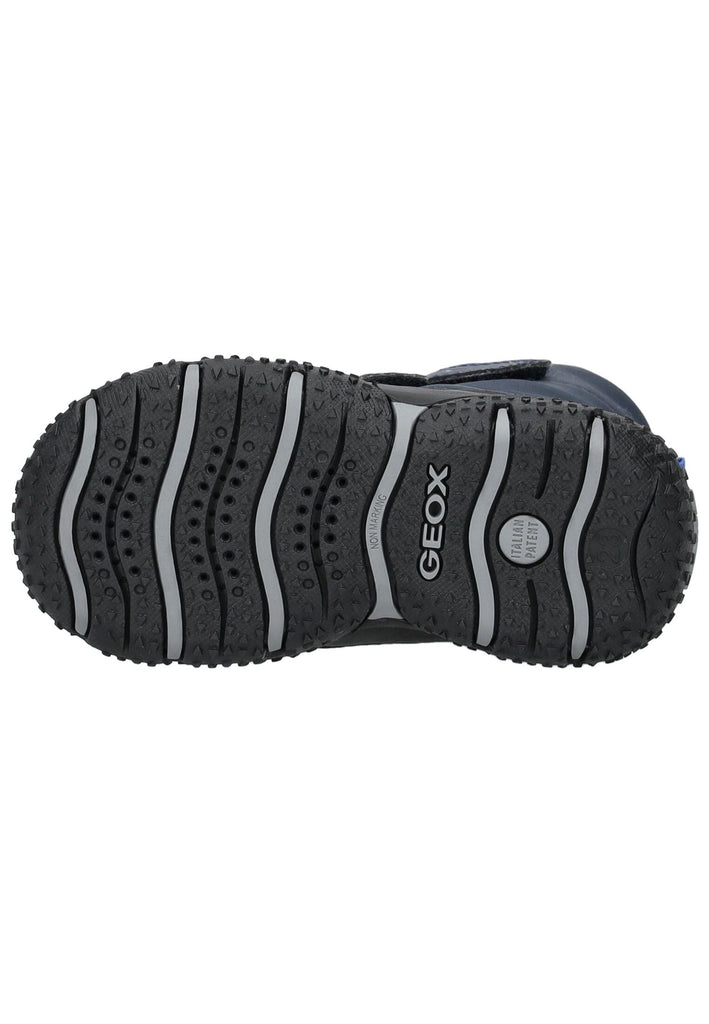 Geox Stiefelette Lederimitat/Nylon Navy Warmfutter