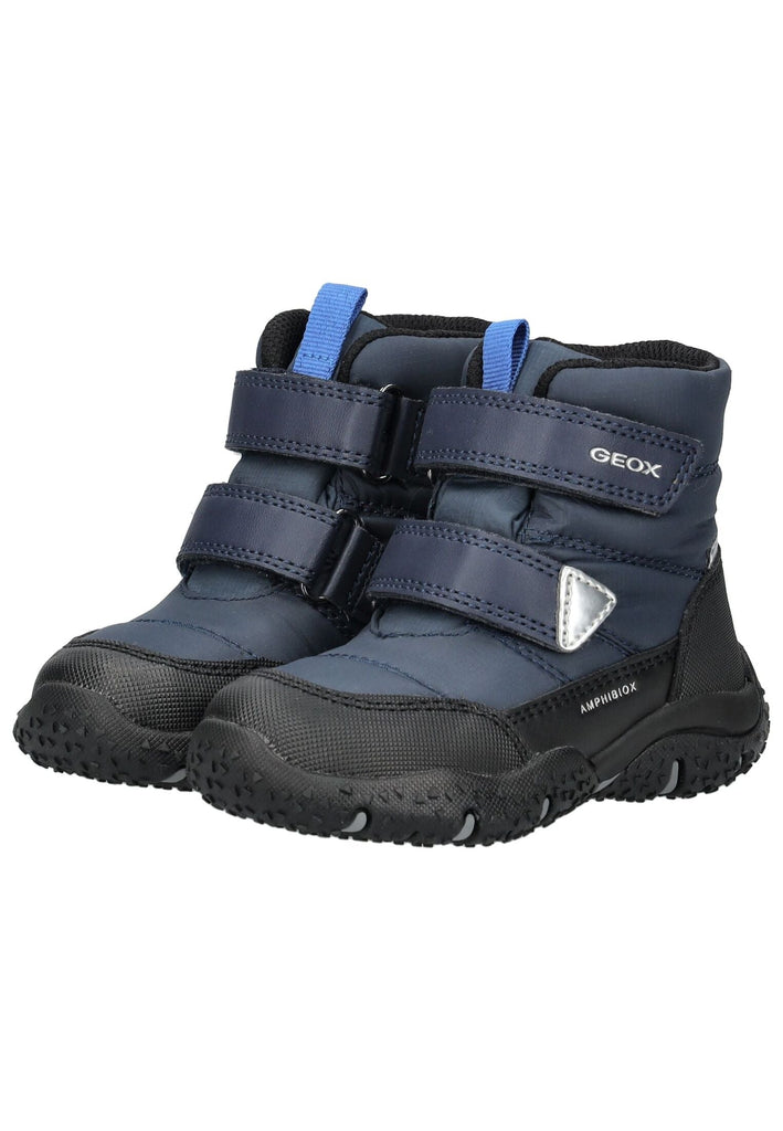 Geox Stiefelette Lederimitat/Nylon Navy Warmfutter