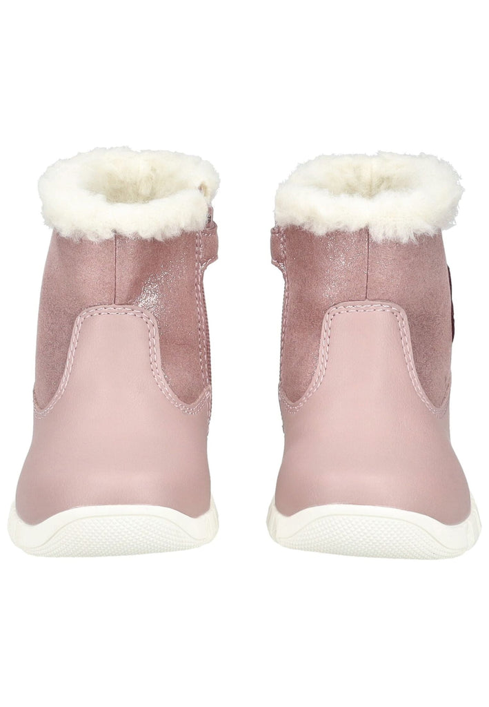 Geox Stiefelette Lederimitat Rose Warmfutter
