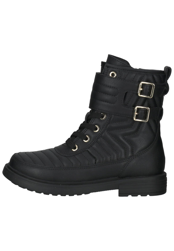 Geox Stiefelette Lederimitat Schwarz