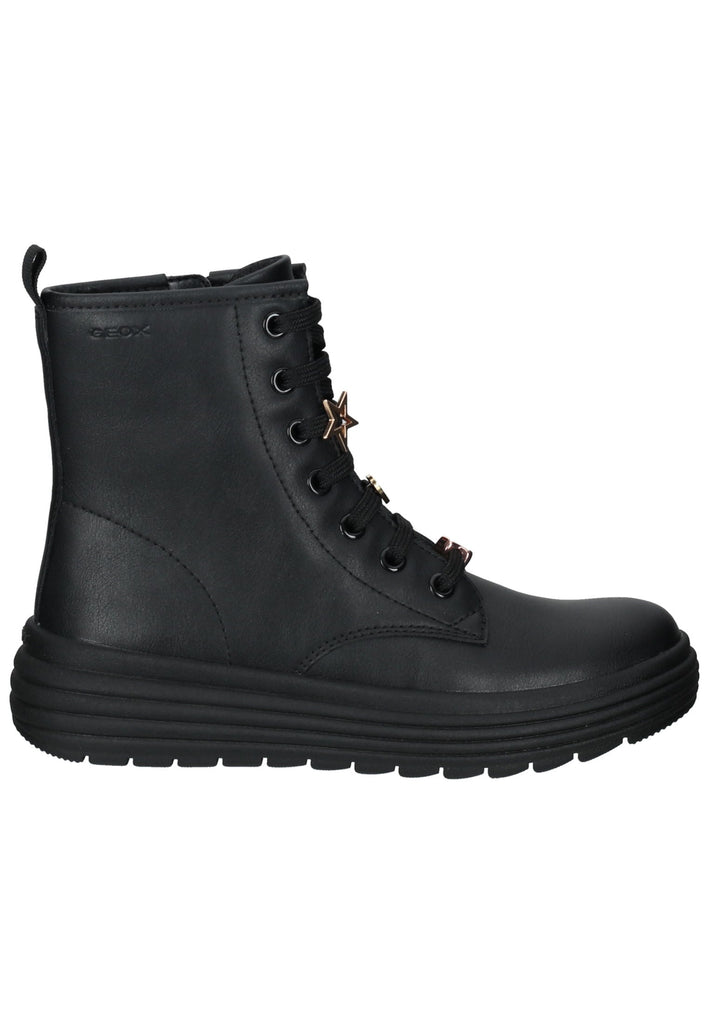 Geox Stiefelette Lederimitat Schwarz