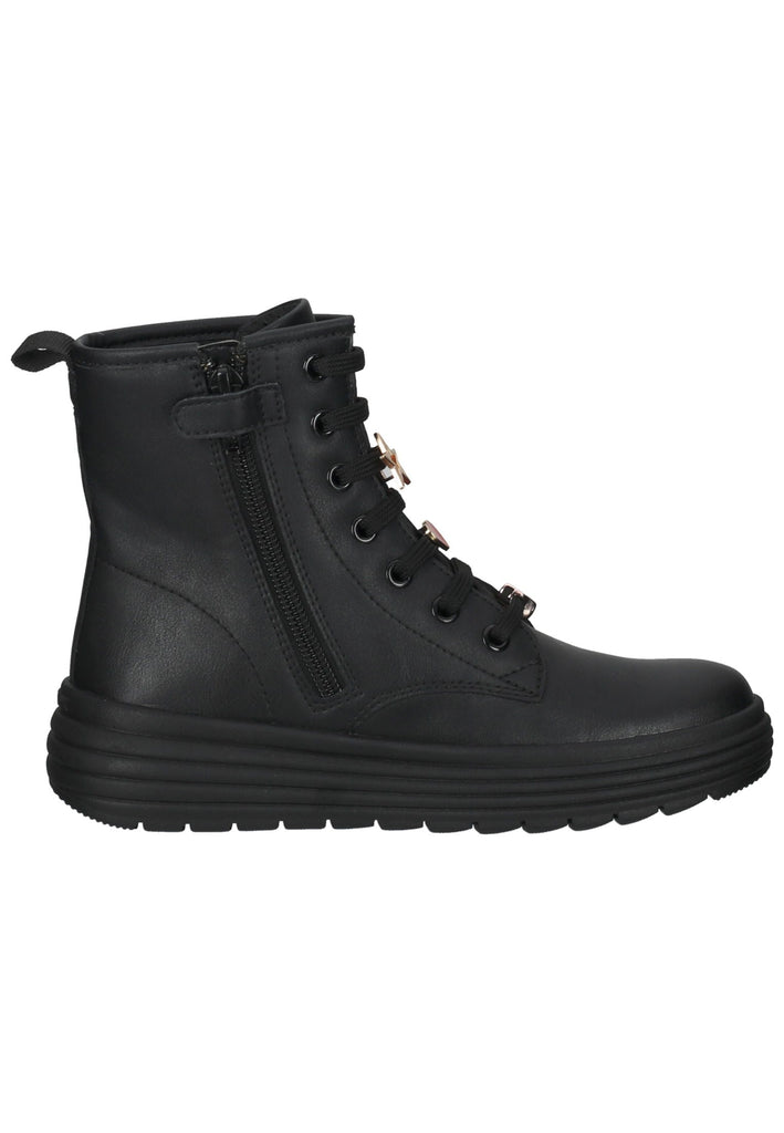 Geox Stiefelette Lederimitat Schwarz