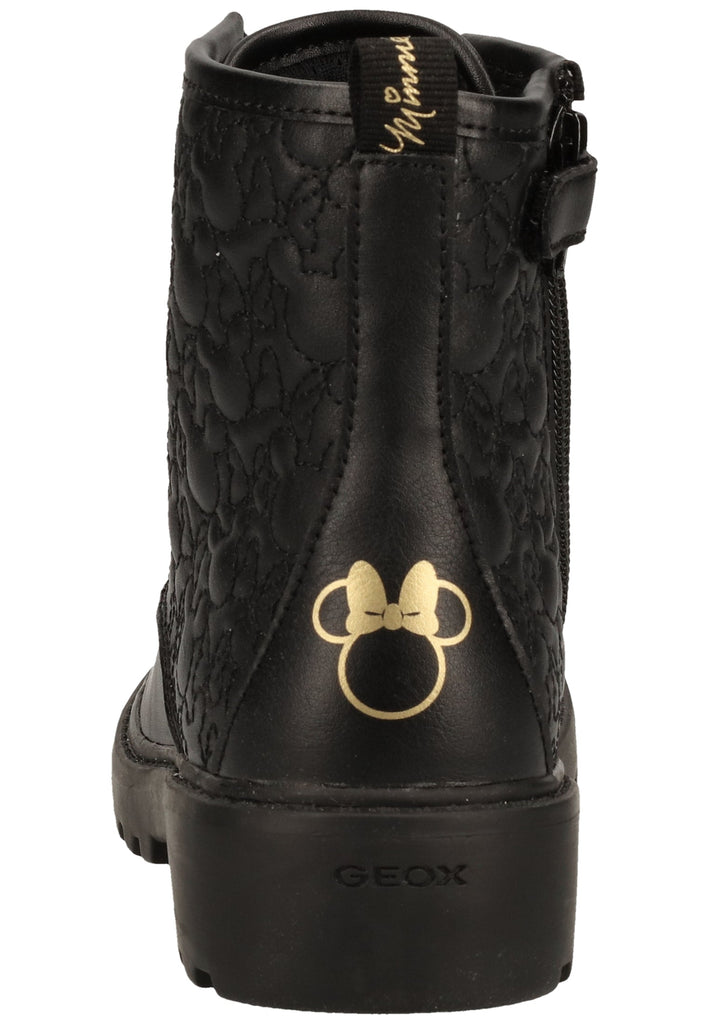 Geox Stiefelette Lederimitat Schwarz