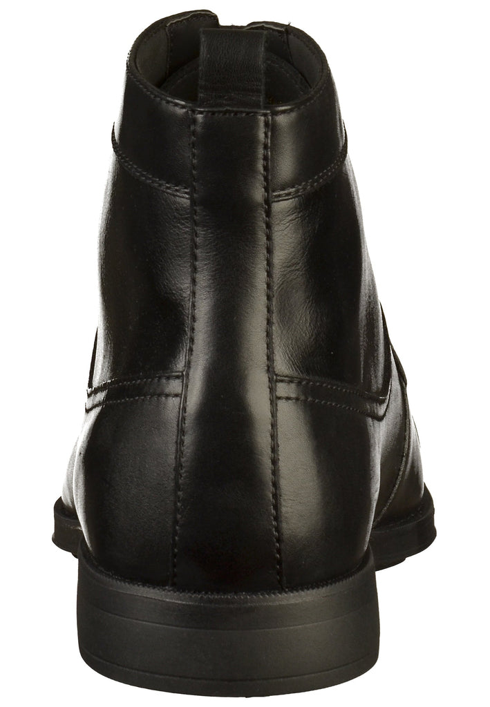 Geox Stiefelette Lederimitat Schwarz