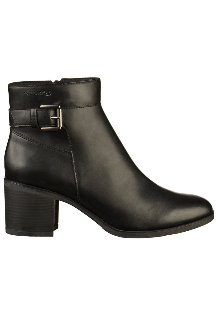 Geox Stiefelette Lederimitat Schwarz