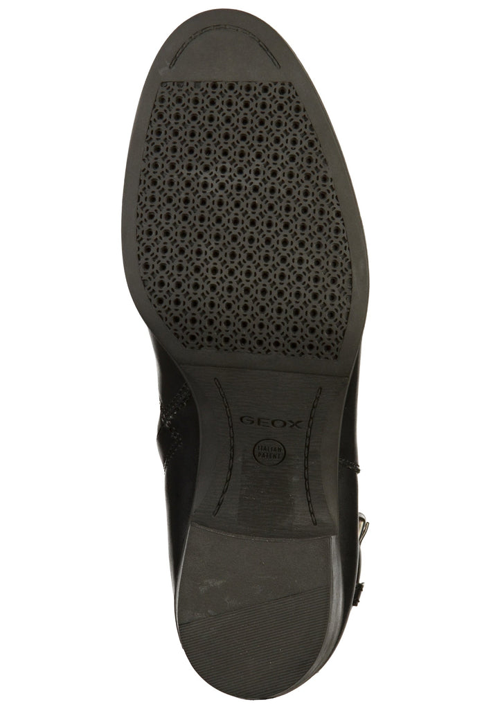 Geox Stiefelette Lederimitat Schwarz