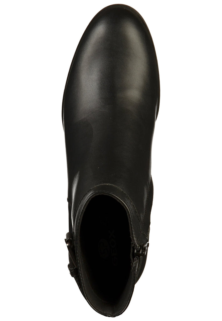 Geox Stiefelette Lederimitat Schwarz