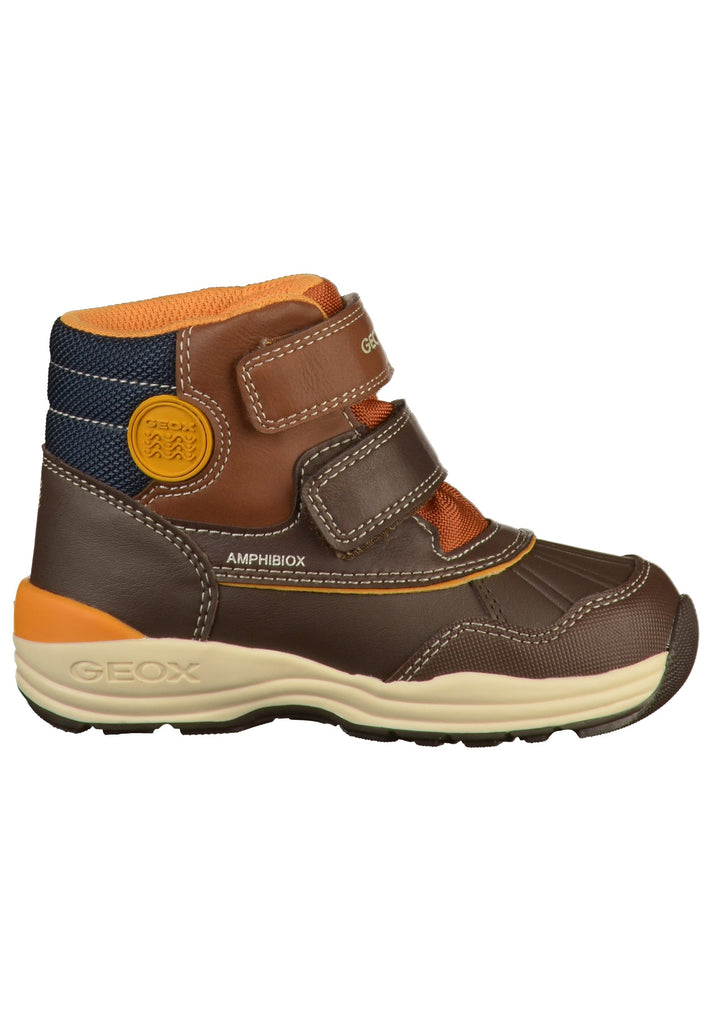 Geox Stiefelette Lederimitat/Textil Braun