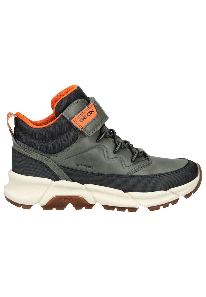Geox Stiefelette Lederimitat/Textil Military