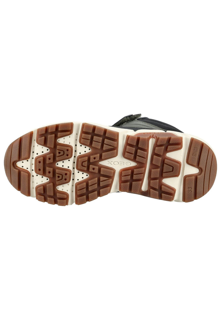 Geox Stiefelette Lederimitat/Textil Military