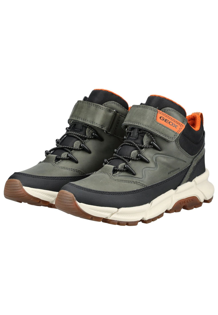 Geox Stiefelette Lederimitat/Textil Military