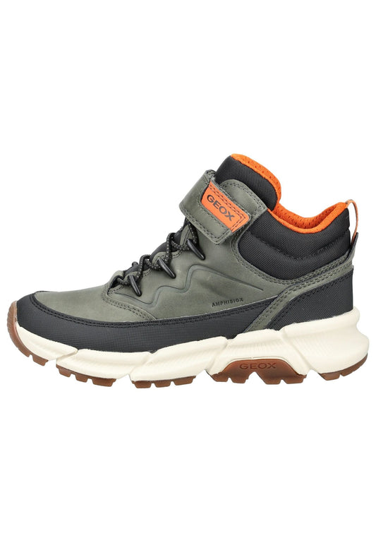 Geox Stiefelette Lederimitat/Textil Military