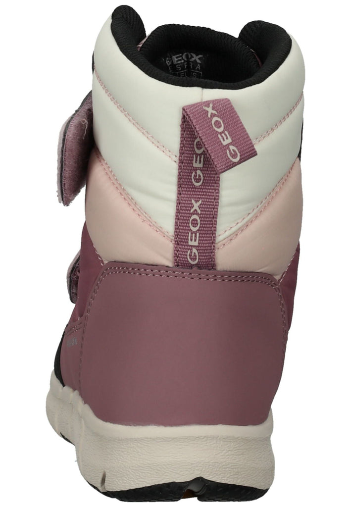 Geox Stiefelette Lederimitat/Textil Rose Warmfutter