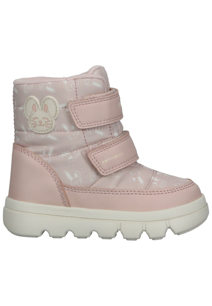 Geox Stiefelette Lederimitat/Textil Rose Warmfutter