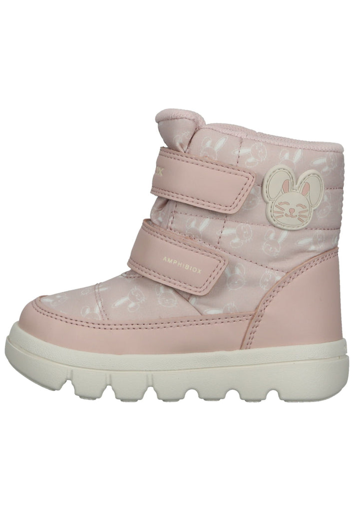 Geox Stiefelette Lederimitat/Textil Rose Warmfutter