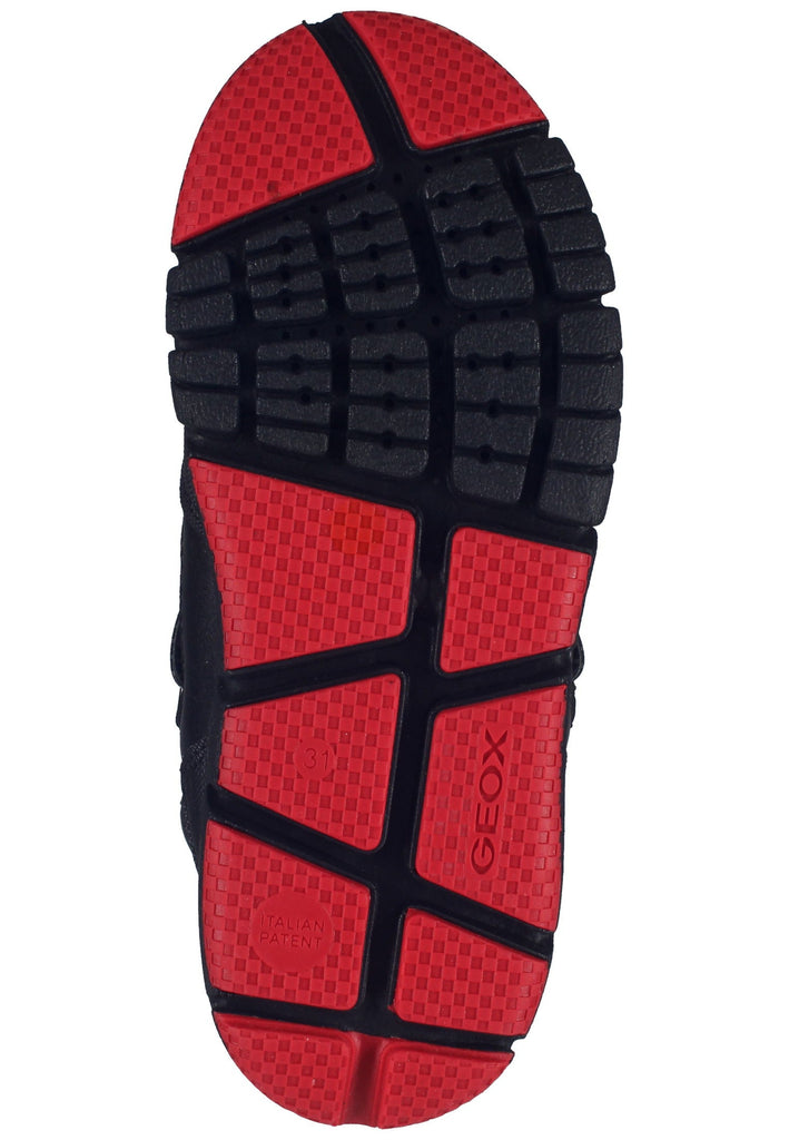 Geox Stiefelette Lederimitat/Textil Schwarz