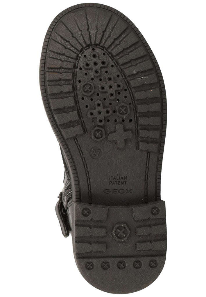 Geox Stiefelette Lederimitat/Textil Schwarz