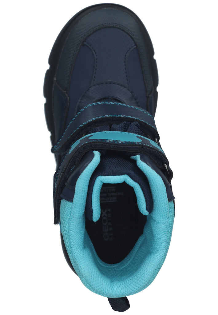 Geox Stiefelette Lederimitat/Textil Türkis/Navy