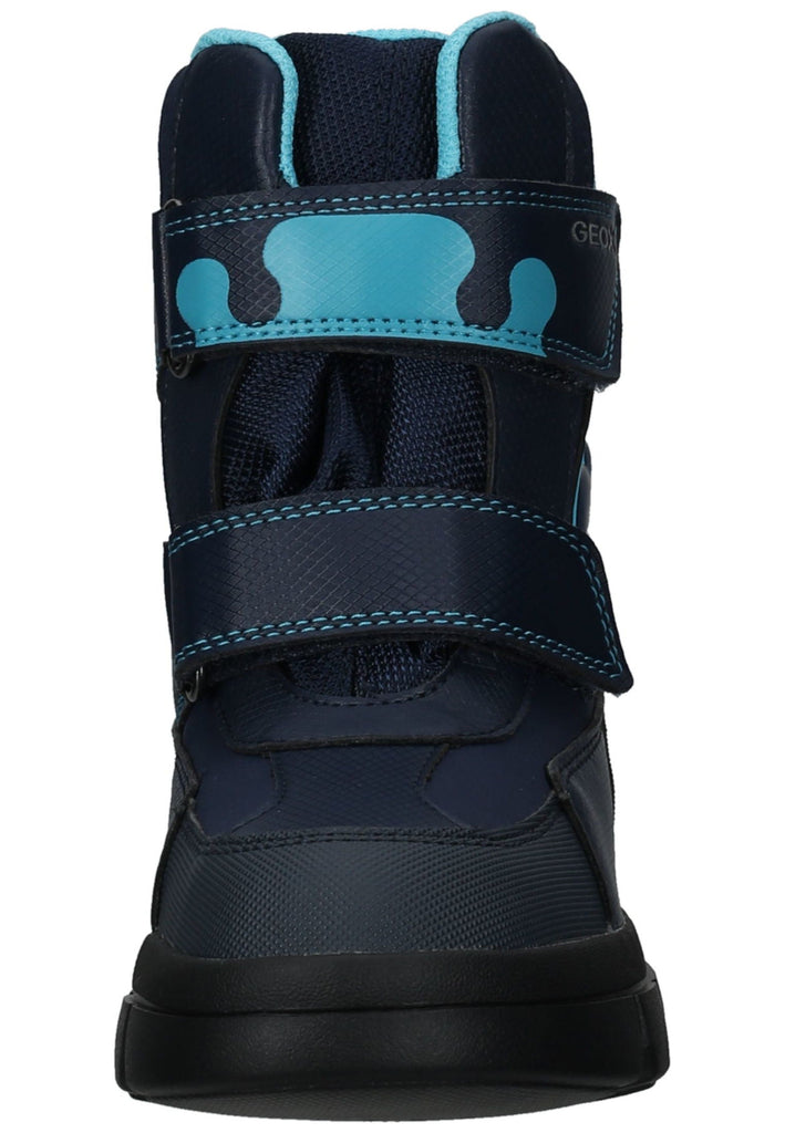 Geox Stiefelette Lederimitat/Textil Türkis/Navy