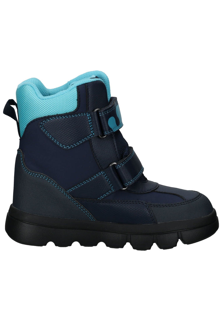 Geox Stiefelette Lederimitat/Textil Türkis/Navy