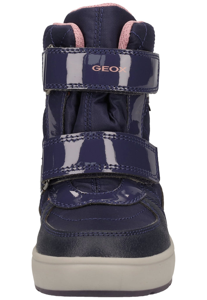 Geox Stiefelette Lederimitat Violett Warmfutter