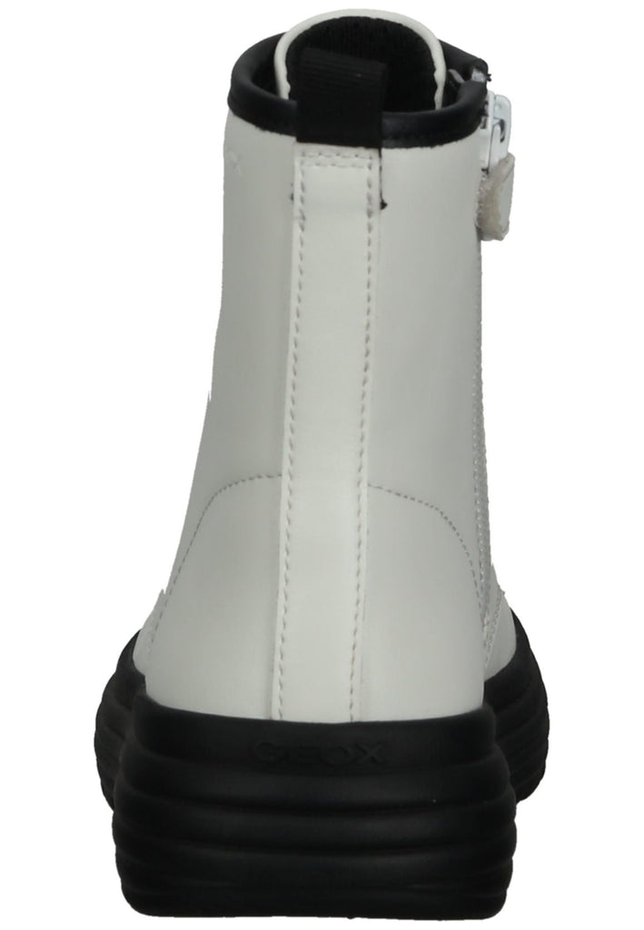 Geox Stiefelette Lederimitat Weiß
