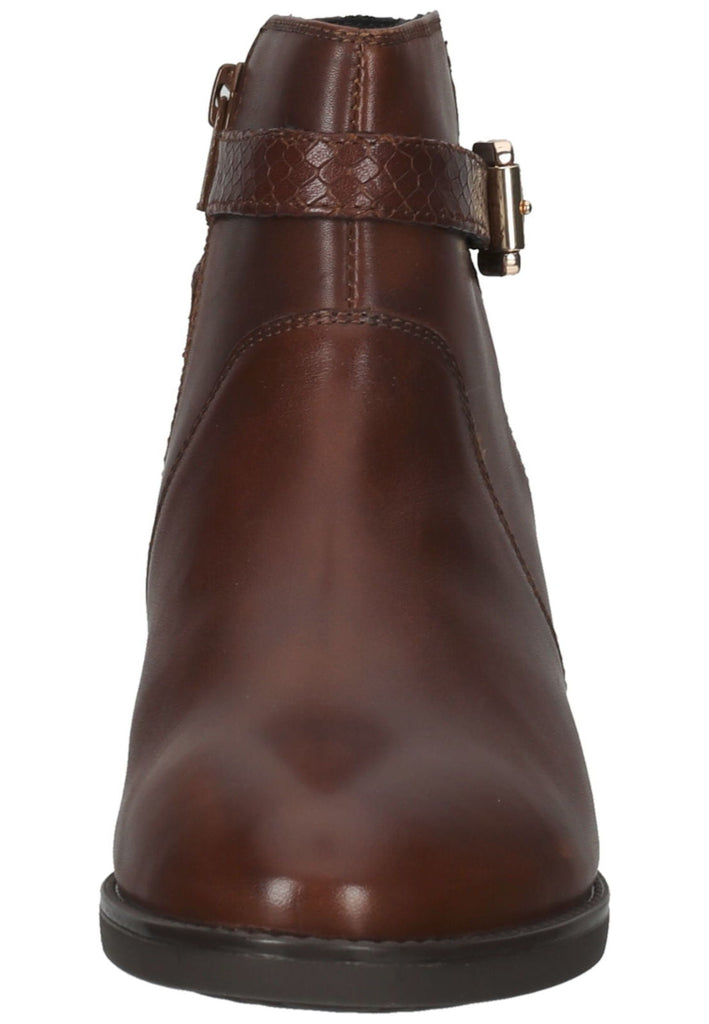 Geox Stiefelette Nappaleder Cognac