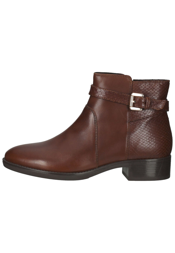 Geox Stiefelette Nappaleder Cognac