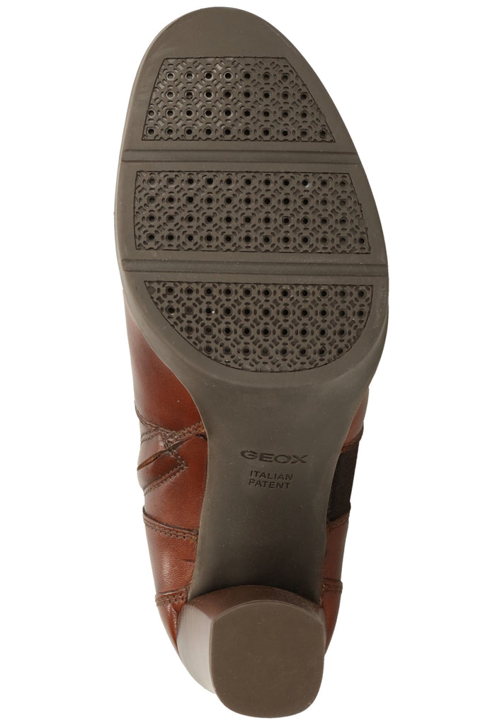 Geox Stiefelette Nappaleder Cognac