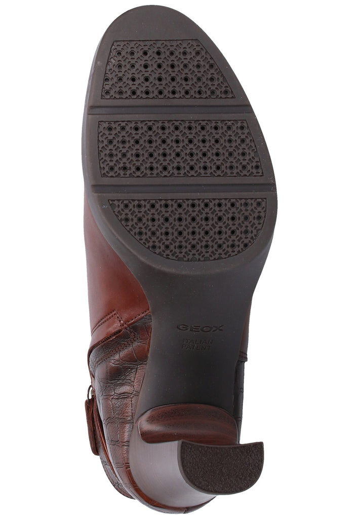 Geox Stiefelette Nappaleder Cognac