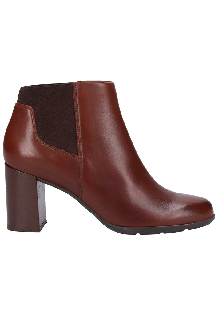 Geox Stiefelette Nappaleder Cognac