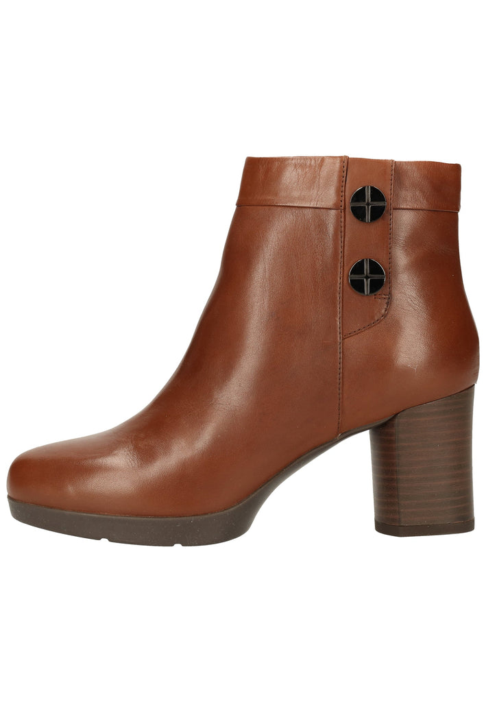 Geox Stiefelette Nappaleder Cognac