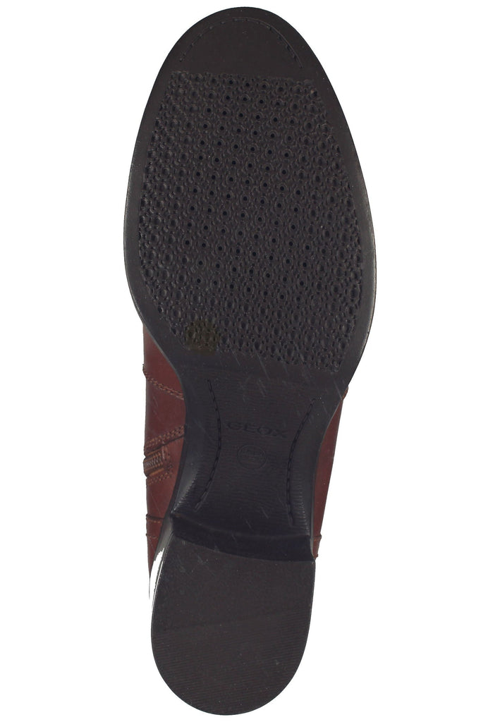 Geox Stiefelette Nappaleder Cognac