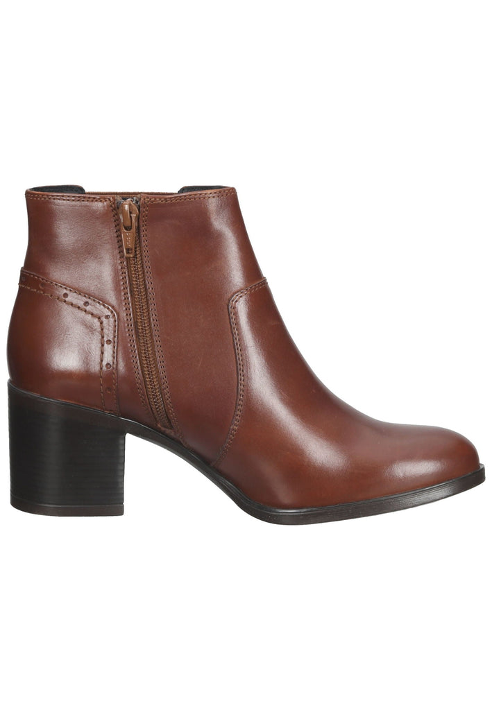 Geox Stiefelette Nappaleder Cognac