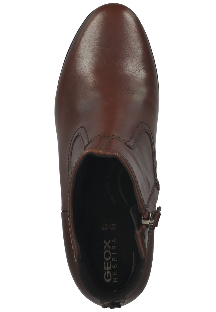 Geox Stiefelette Nappaleder Cognac