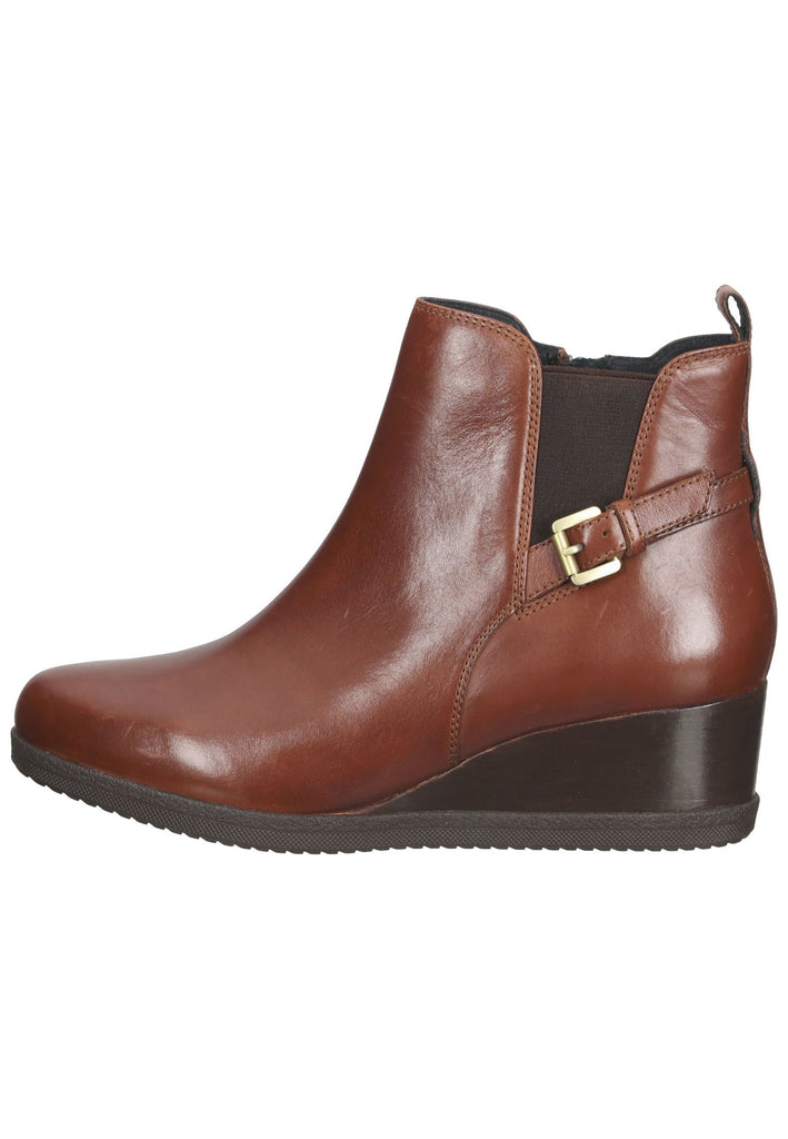 Geox Stiefelette Nappaleder Cognac