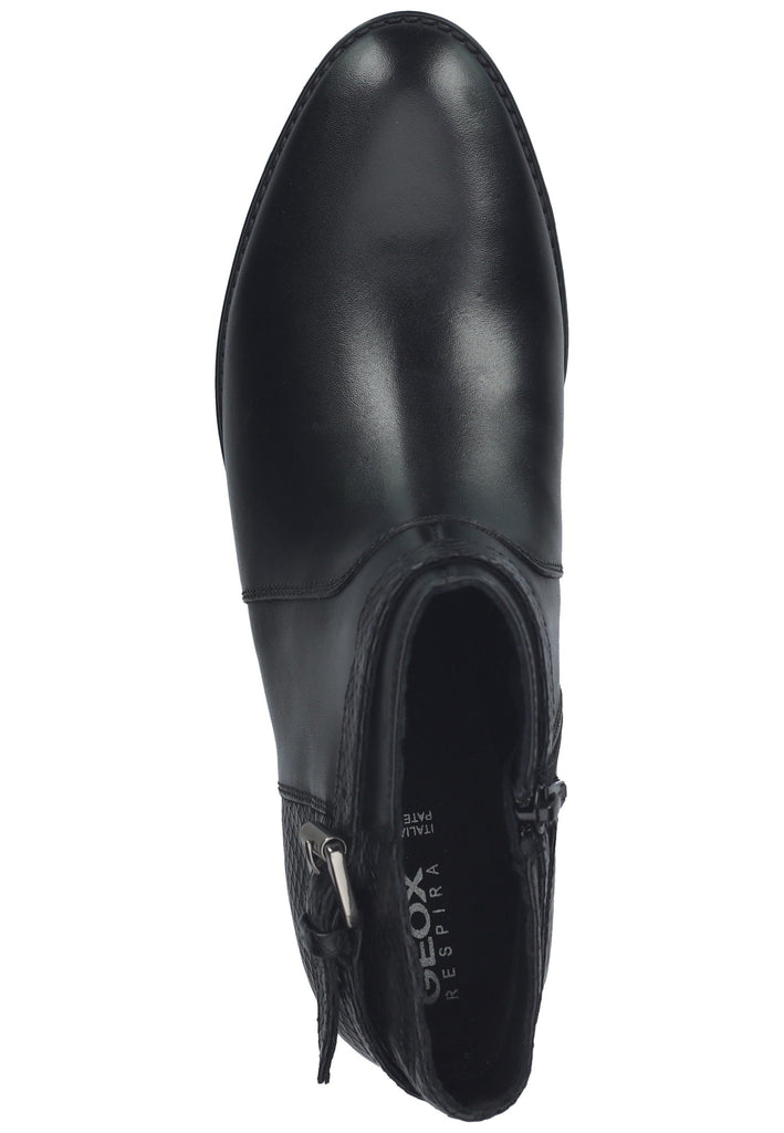 Geox Stiefelette Nappaleder Schwarz