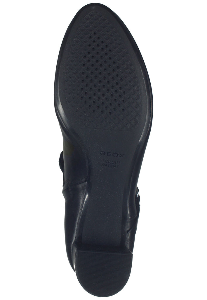 Geox Stiefelette Nappaleder Schwarz